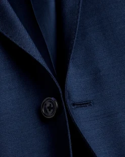 Suit Jackets|Blazers<Charles Tyrwhitt Natural Stretch Twill Suit Jacket - Royal Blue