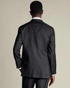 Suit Jackets<Charles Tyrwhitt Natural Stretch Twill Suit Jacket - Charcoal Charcoal Grey