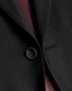 Suit Jackets<Charles Tyrwhitt Natural Stretch Twill Suit Jacket - Black