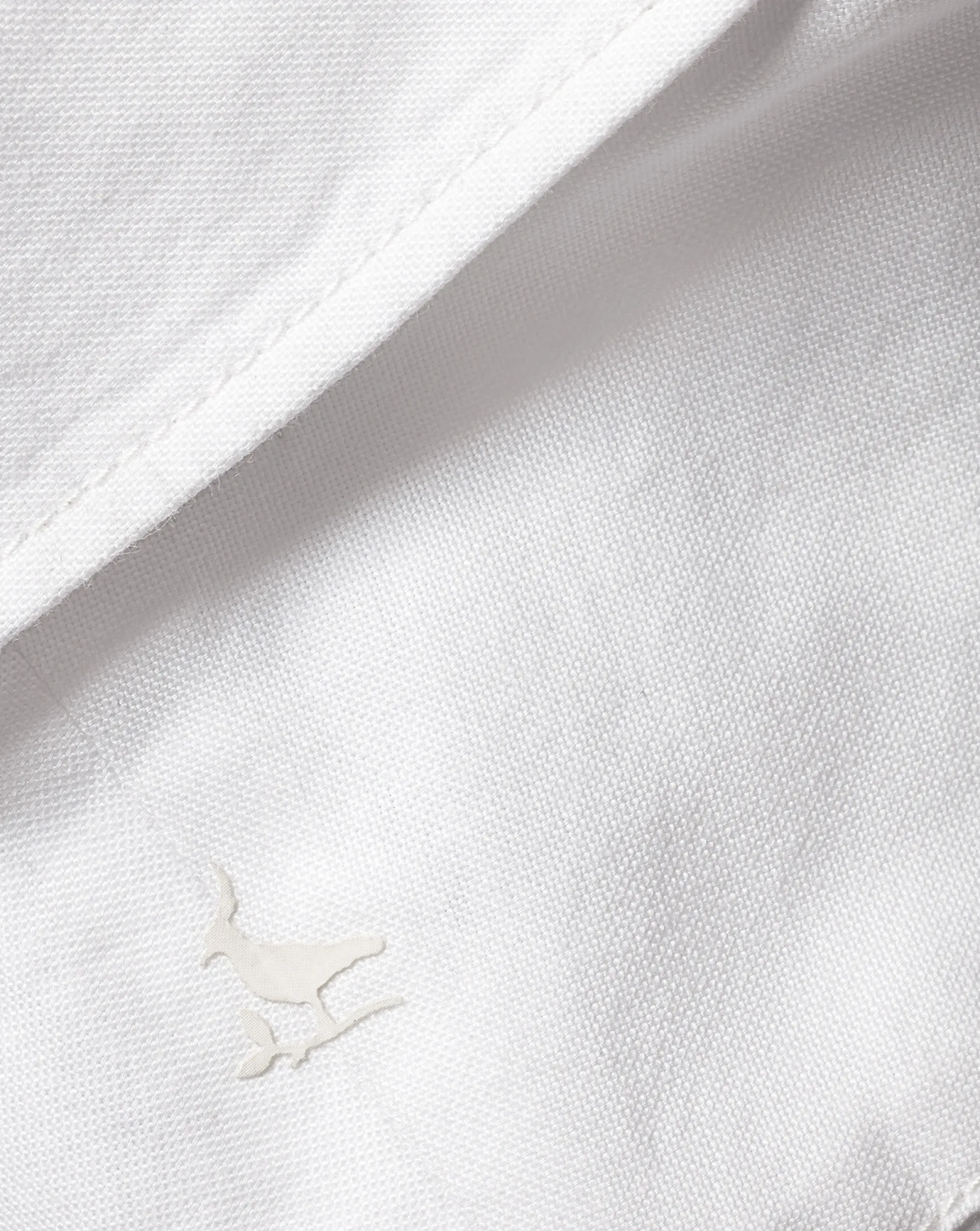 Casual Shirts|White Shirts<Charles Tyrwhitt New York Jets Button-Down Collar Washed Oxford Shirt - White