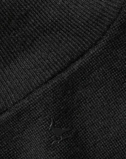 Vests|Merino Sweaters<Charles Tyrwhitt New York Jets Merino Padded Front Vest - Dark Charcoal