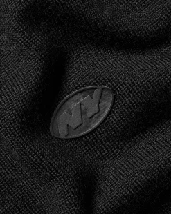 Black Sweaters|Cardigans<Charles Tyrwhitt New York Jets Merino Zip Through Bomber - Black