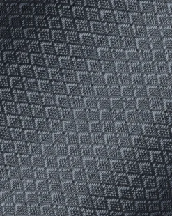 Business Casual Shirts|Dress Shirts<Charles Tyrwhitt Non-Iron Diamond Stretch Texture Shirt - Grey Charcoal
