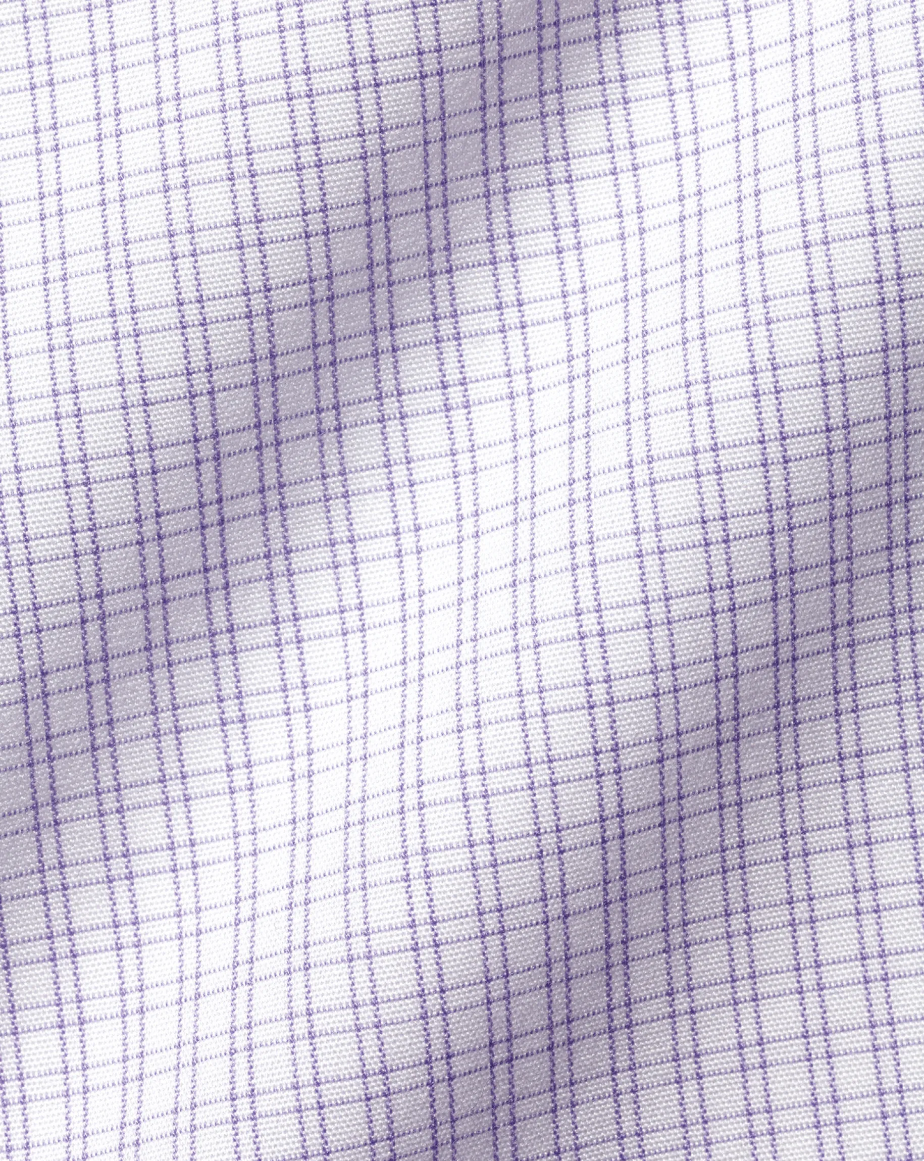Shirt Sale|Dress Shirts<Charles Tyrwhitt Non-Iron Double Check Shirt - Lilac Purple