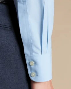 Dress Shirts|Blue Shirts<Charles Tyrwhitt Non-Iron Poplin Shirt - Blue Sky