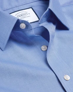 Dress Shirts|Blue Shirts<Charles Tyrwhitt Non-Iron Royal Oxford Shirt - Ocean Blue