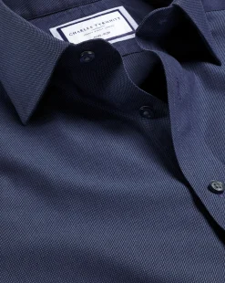 Dress Shirts|Blue Shirts<Charles Tyrwhitt Non-Iron Royal Oxford Shirt - French Blue