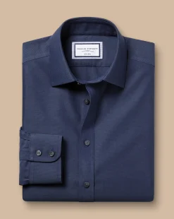 Dress Shirts|Blue Shirts<Charles Tyrwhitt Non-Iron Royal Oxford Shirt - French Blue