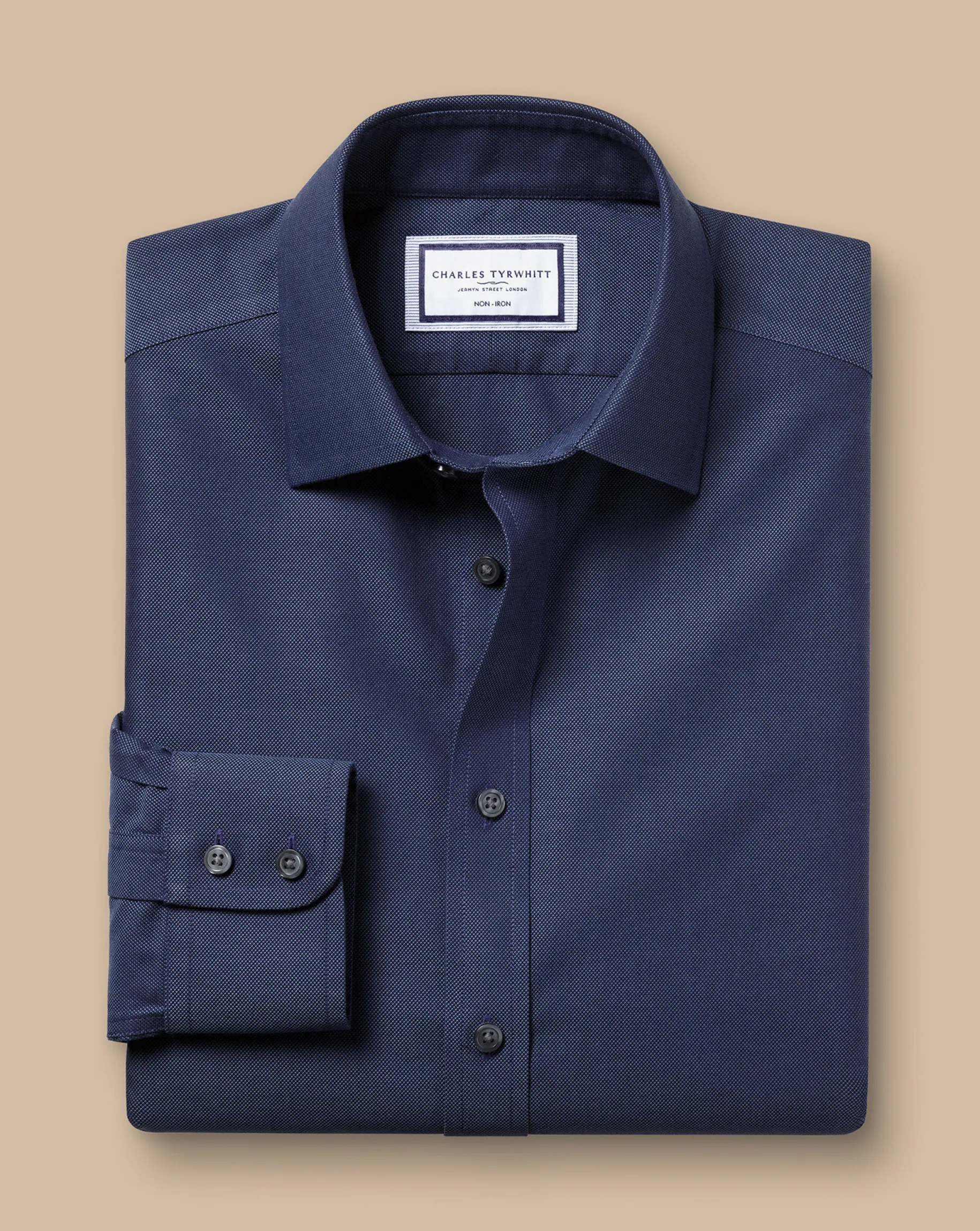 Dress Shirts|Blue Shirts<Charles Tyrwhitt Non-Iron Royal Oxford Shirt - French Blue