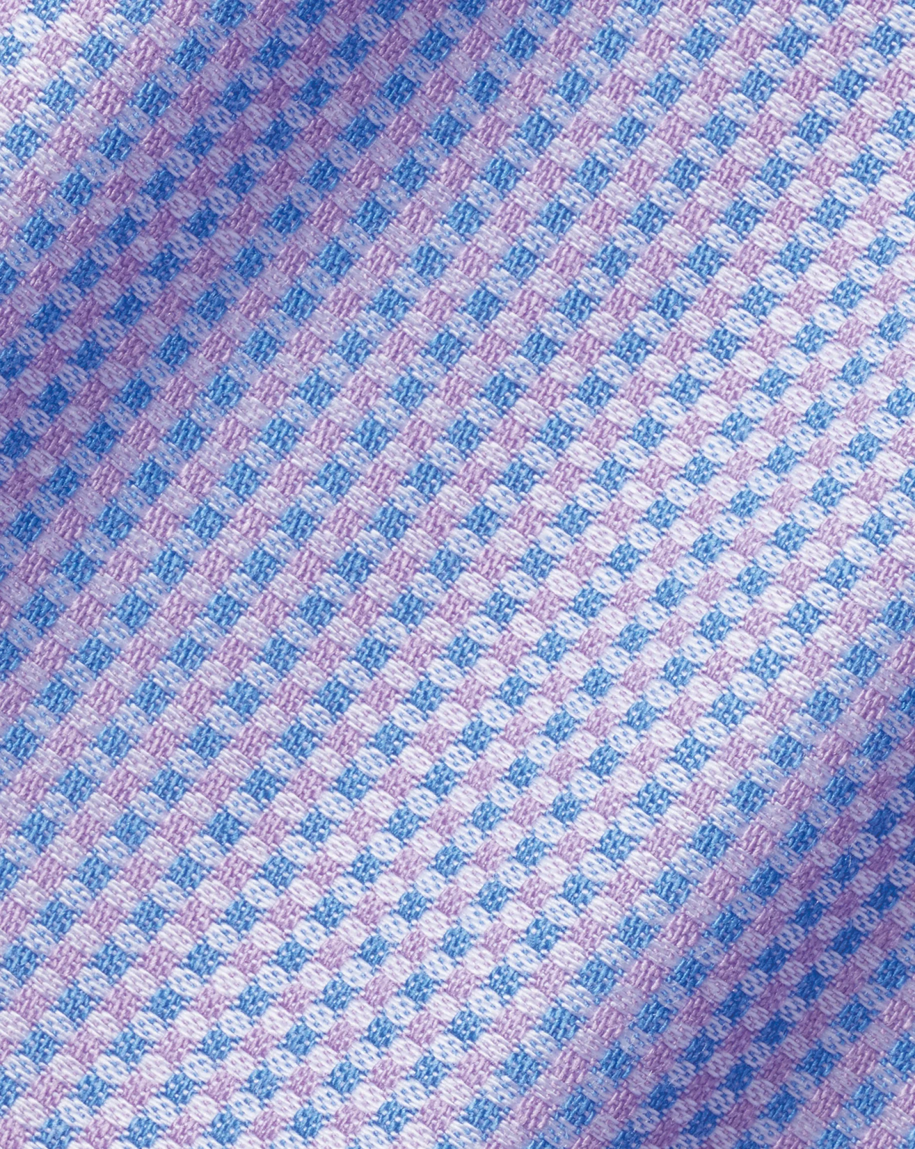 Business Casual Shirts|Dress Shirts<Charles Tyrwhitt Non-Iron Stretch Texture Square Shirt - Purple Lilac
