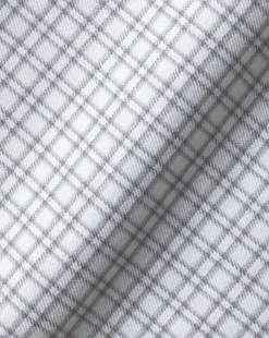 Business Casual Shirts|Dress Shirts<Charles Tyrwhitt Non-Iron Stretch Twill Grid Check Shirt - Silver Grey
