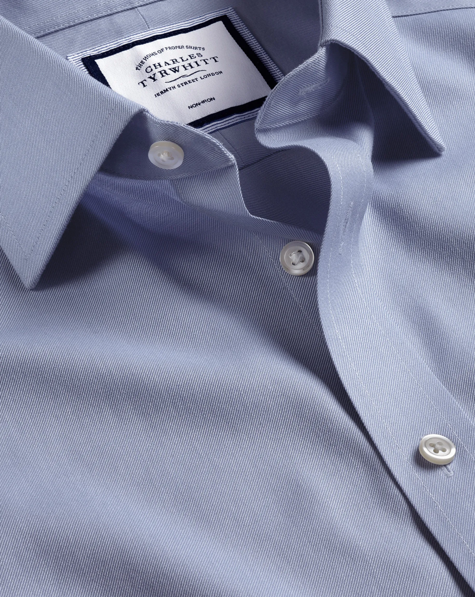 Shirt Sale|Dress Shirts<Charles Tyrwhitt Non-Iron Twill Shirt - Indigo Blue