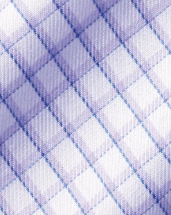 Shirt Sale|Dress Shirts<Charles Tyrwhitt Non-Iron Two Color Check Shirt - Purple Lilac