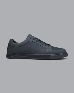 Shoes<Charles Tyrwhitt Nubuck Sneakers - Steel Blue