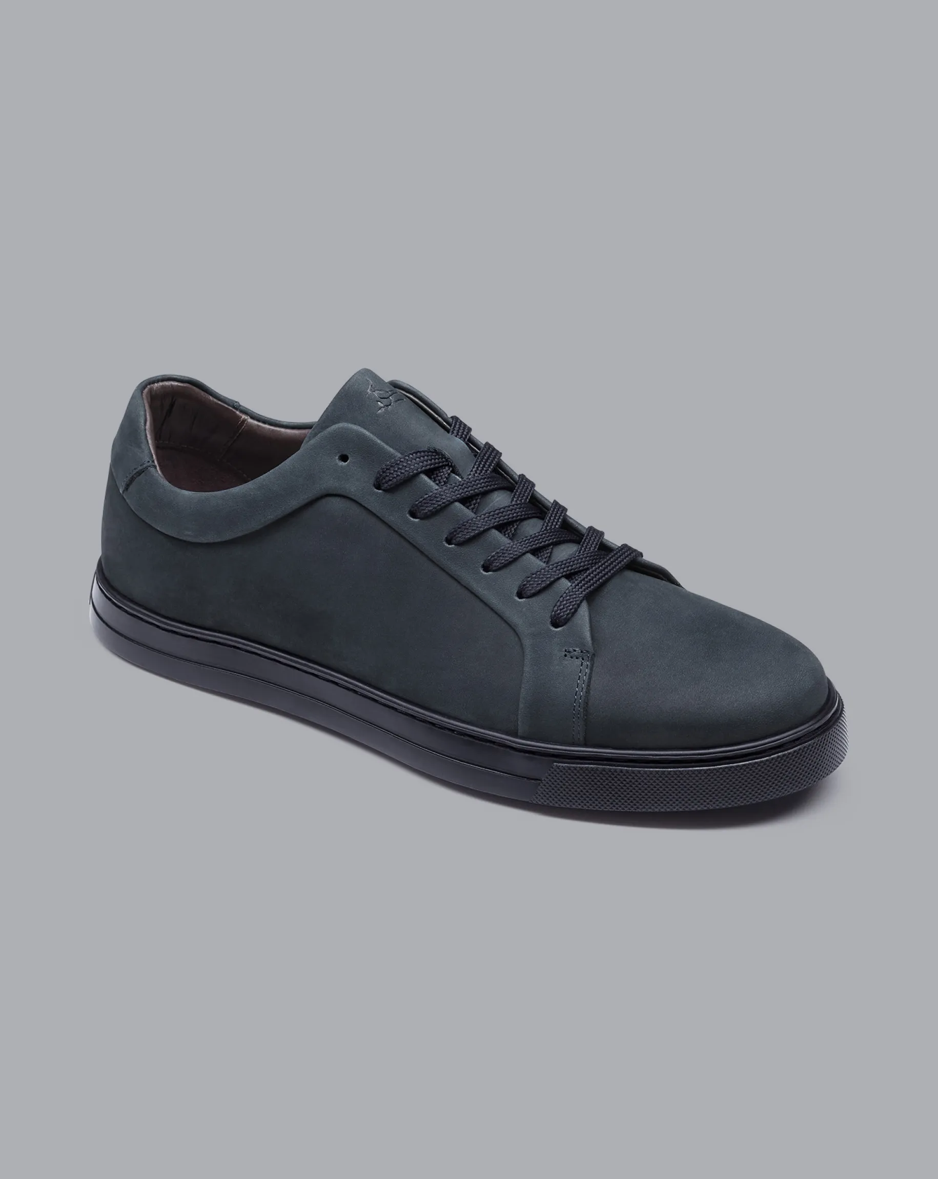 Shoes<Charles Tyrwhitt Nubuck Sneakers - Steel Blue