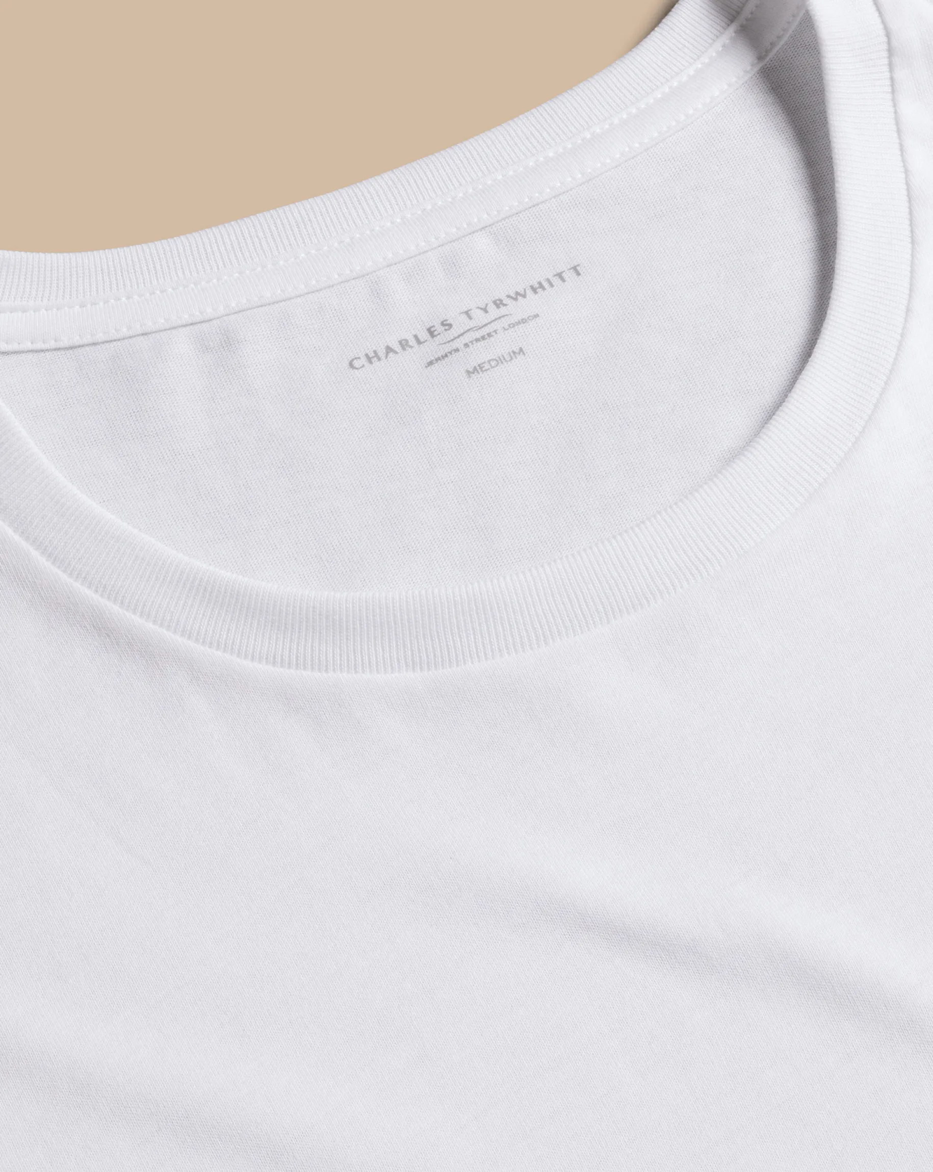 Nightwear & Pajamas<Charles Tyrwhitt 2-Pack Crew Neck Cotton T-Shirt - White