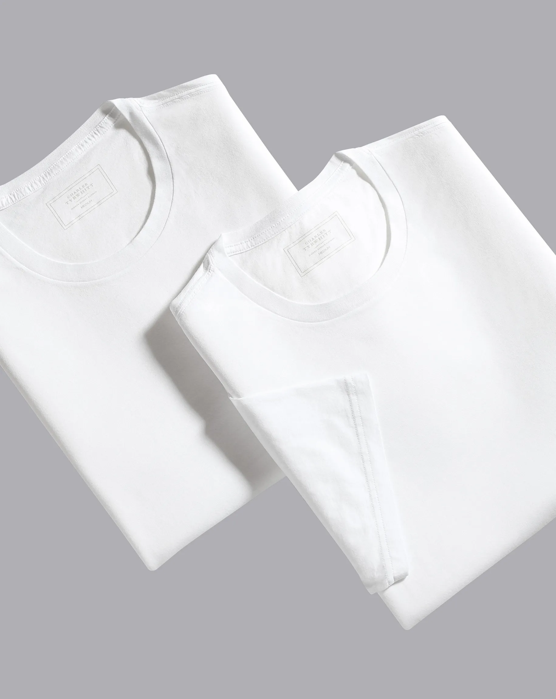 Nightwear & Pajamas<Charles Tyrwhitt 2-Pack Crew Neck Cotton T-Shirt - White