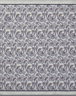 Pocket Squares<Charles Tyrwhitt Paisley Print Silk Pocket Square - Light Grey