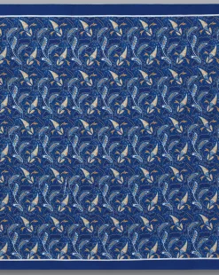 Accessories<Charles Tyrwhitt Paisley Print Silk Pocket Square - Cobalt Blue