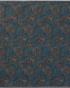 Pocket Squares<Charles Tyrwhitt Paisley Print Silk Pocket Square - Blue Dark Turquoise
