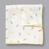 Accessories<Charles Tyrwhitt Paper Clip Print Pocket Square - Ivory Multi