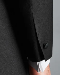 Suit Jackets|Blazers<Charles Tyrwhitt Peak Lapel Tuxedo Jacket - Black