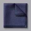 Pocket Squares<Charles Tyrwhitt Petrol Blue & Pink Mini Floral Silk Pocket Square
