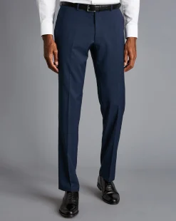 Suit Pants|Pants & Shorts<Charles Tyrwhitt Pindot Travel Suit Pants - French Blue