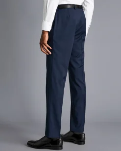 Suit Pants|Pants & Shorts<Charles Tyrwhitt Pindot Travel Suit Pants - French Blue