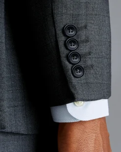 Suit Jackets|Blazers<Charles Tyrwhitt Prince of Wales Check Suit Jacket - Steel Blue