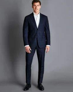 Suit Jackets|Blazers<Charles Tyrwhitt Prince of Wales Check Suit Jacket - French Blue