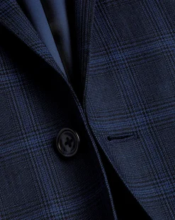Suit Jackets|Blazers<Charles Tyrwhitt Prince of Wales Check Suit Jacket - French Blue