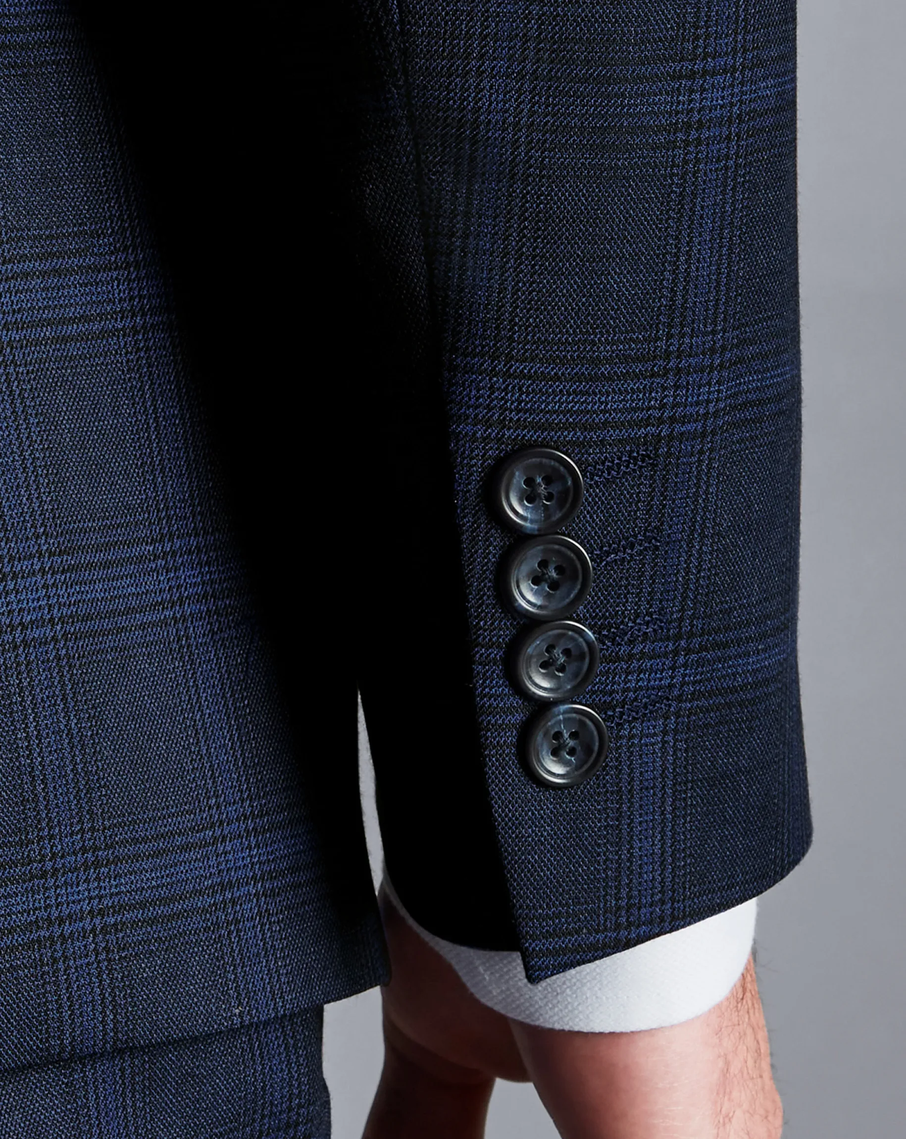 Suit Jackets|Blazers<Charles Tyrwhitt Prince of Wales Check Suit Jacket - French Blue