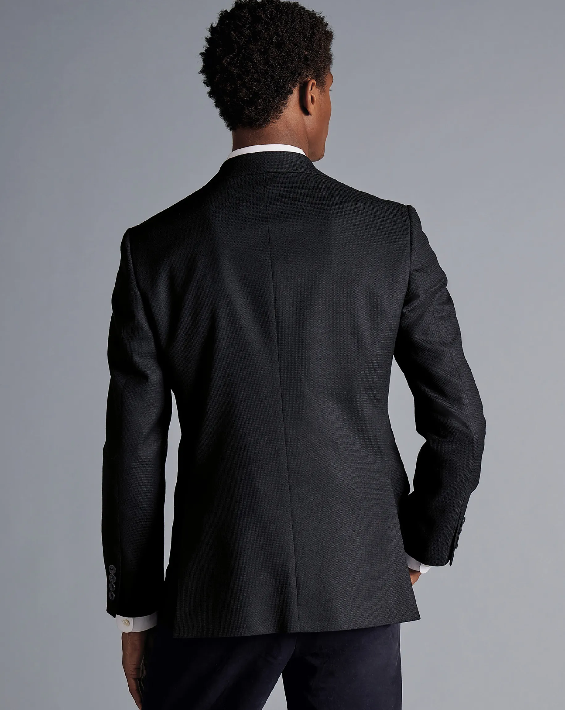 Black|Blazers<Charles Tyrwhitt Proper Blazer - Black