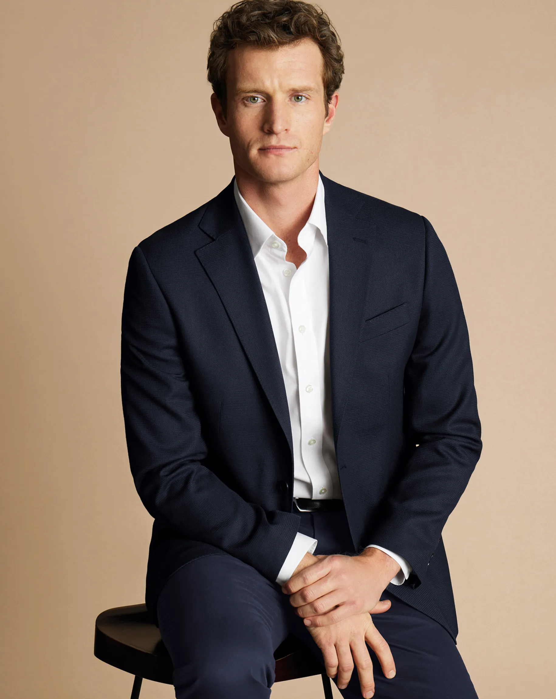 Navy|Blazers<Charles Tyrwhitt Proper Blazer - Navy