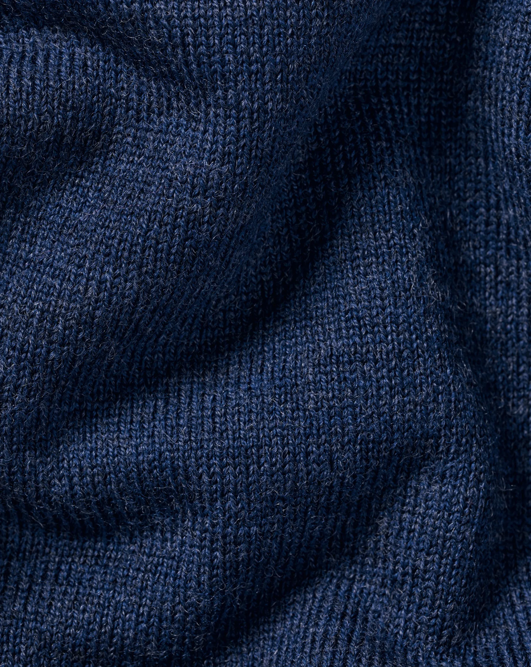 Quarter Zip Sweaters|Sweaters<Charles Tyrwhitt Pure Merino Quarter Zip Sweater - Ink Blue