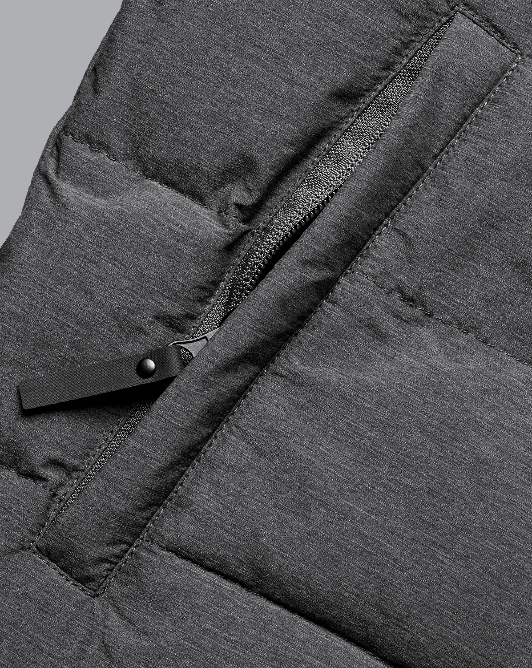 Coats & Jackets<Charles Tyrwhitt Quilted Vest - Grey Melange