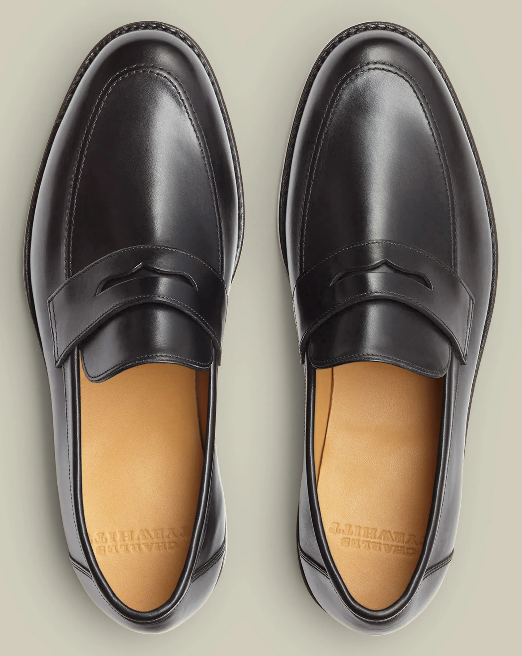 Races|Loafers<Charles Tyrwhitt Saddle Loafers - Black
