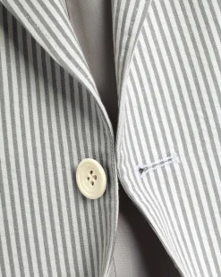 Coats & Jackets|Blazers<Charles Tyrwhitt Seersucker Jacket - Silver Grey
