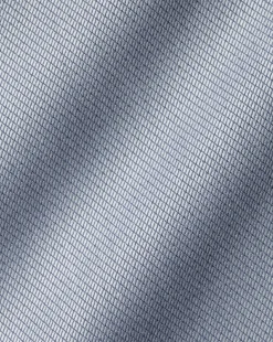 Shirt Sale|Dress Shirts<Charles Tyrwhitt Semi-Spread Collar Egyptian Cotton Hampton Weave Shirt - Steel Blue