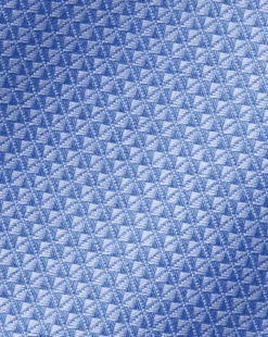 Shirt Sale|Dress Shirts<Charles Tyrwhitt Semi-Spread Collar Egyptian Cotton Hudson Weave Shirt - Cornflower Blue