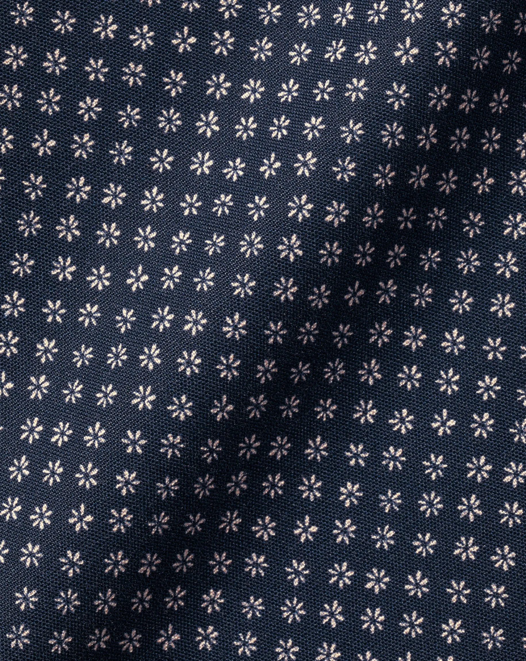 Dress Shirts|S<Charles Tyrwhitt Semi-Spread Collar Mini Floral Print Non-Iron Shirt - Blue Navy