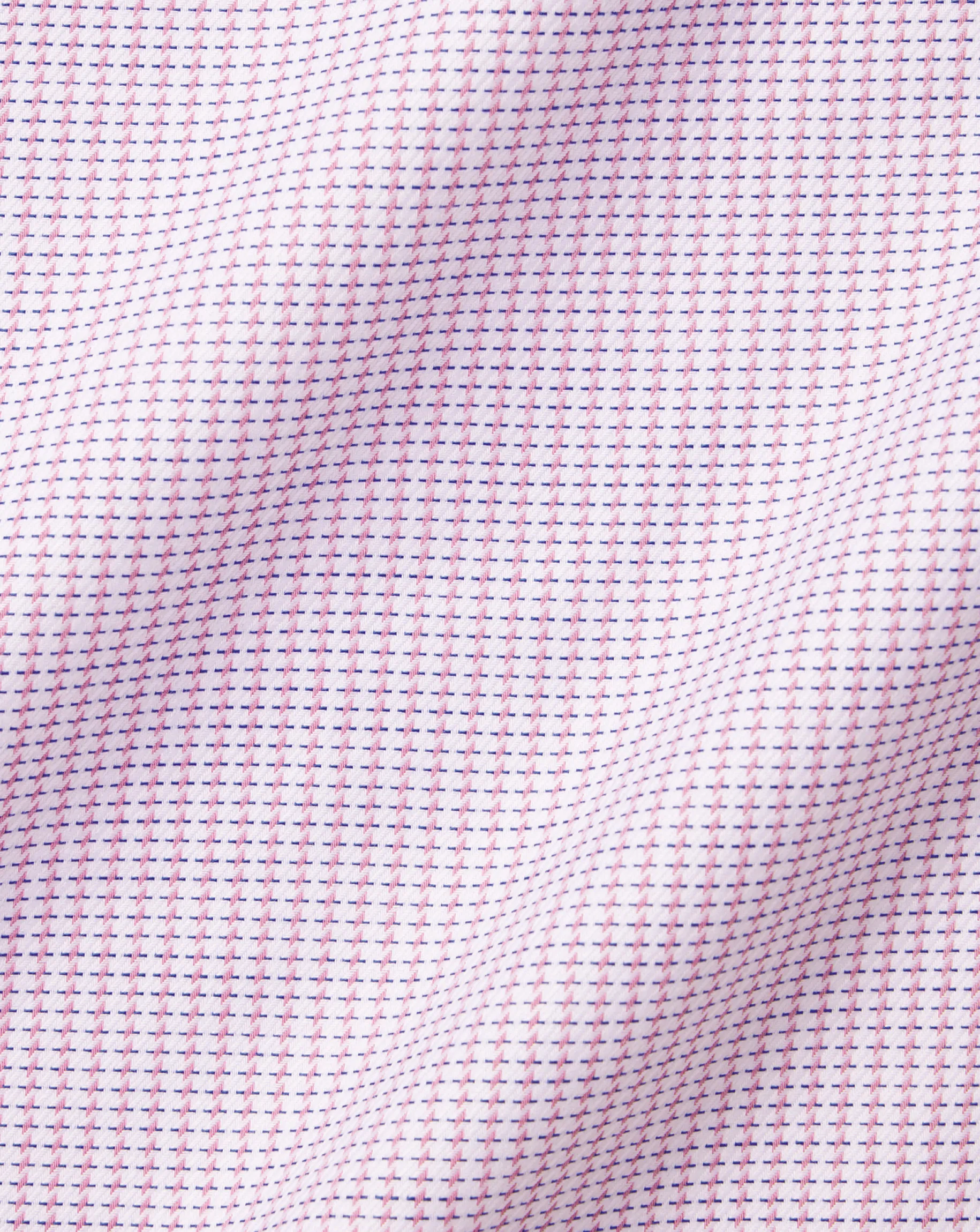Shirt Sale|Casual Shirts<Charles Tyrwhitt Semi-Spread Collar Non-Iron Stretch Texture Shirt - Dark Pink