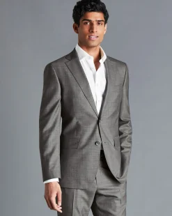 Suit Jackets|Blazers<Charles Tyrwhitt Sharkskin Suit Jacket - Grey