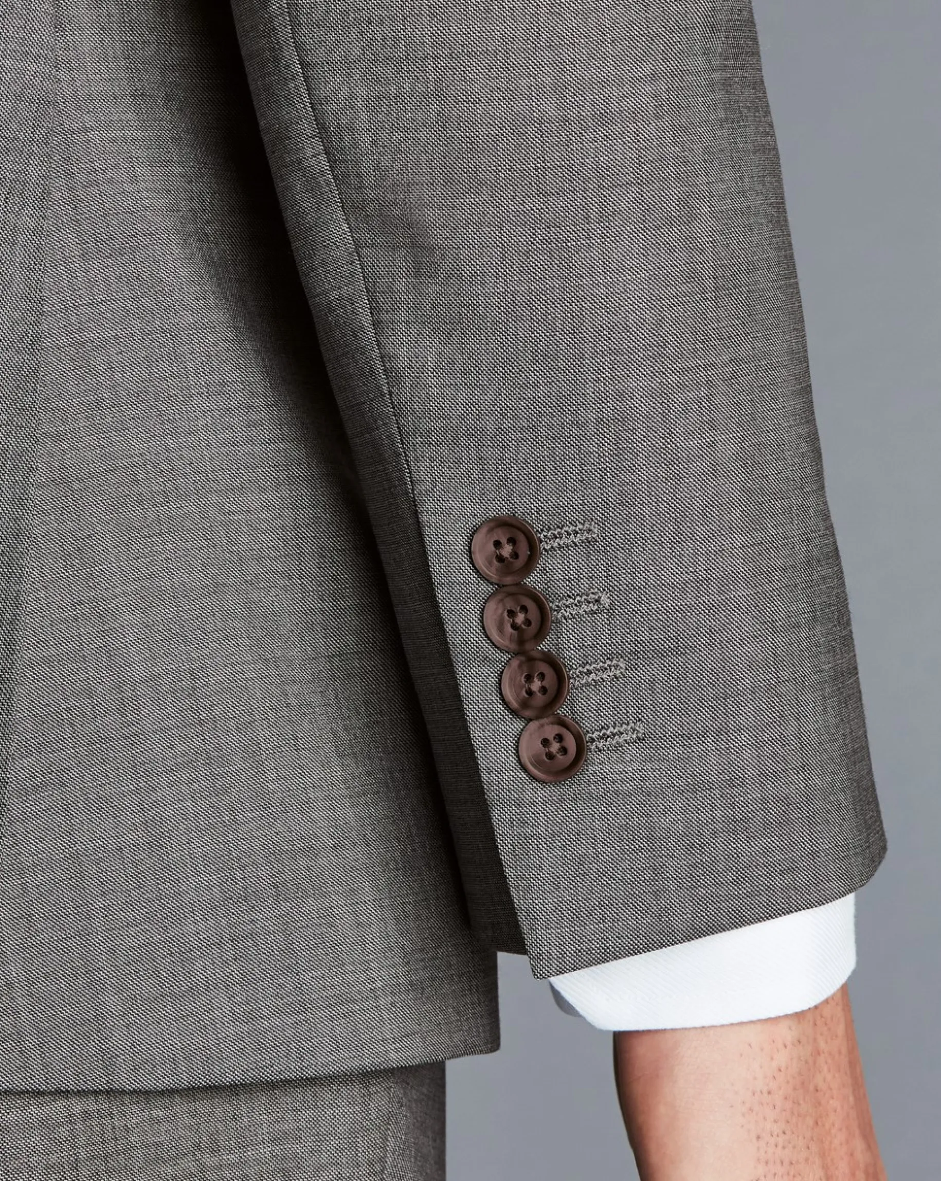 Suit Jackets|Blazers<Charles Tyrwhitt Sharkskin Suit Jacket - Grey