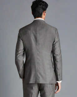 Suit Jackets|Blazers<Charles Tyrwhitt Sharkskin Suit Jacket - Grey