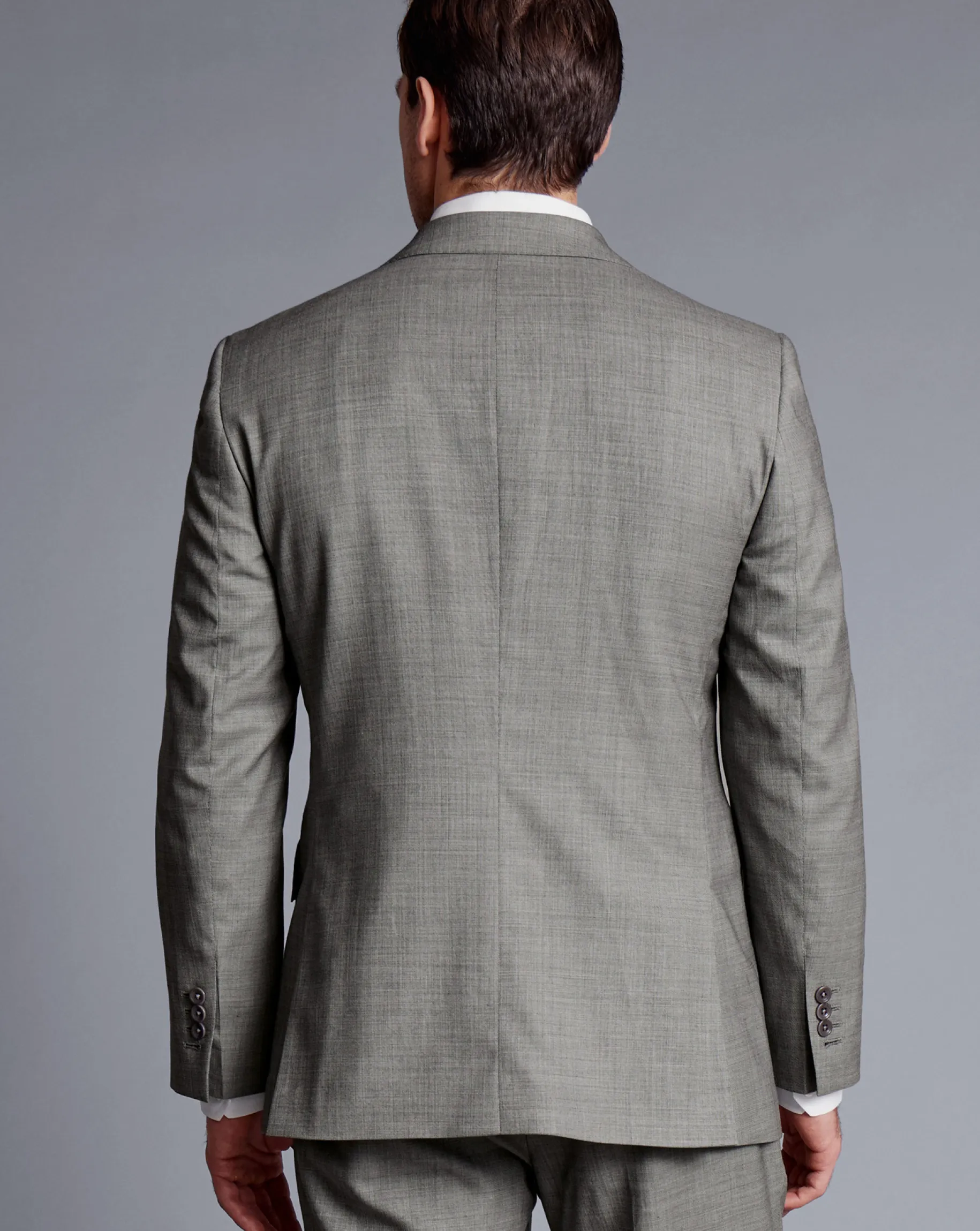 Suit Jackets|Blazers<Charles Tyrwhitt Sharkskin Suit Jacket - Light Grey