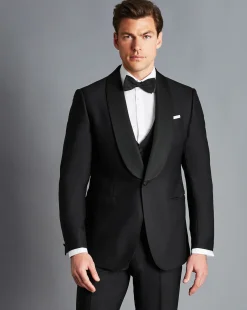 Suit Jackets|Blazers<Charles Tyrwhitt Shawl Lapel Tuxedo Jacket - Black