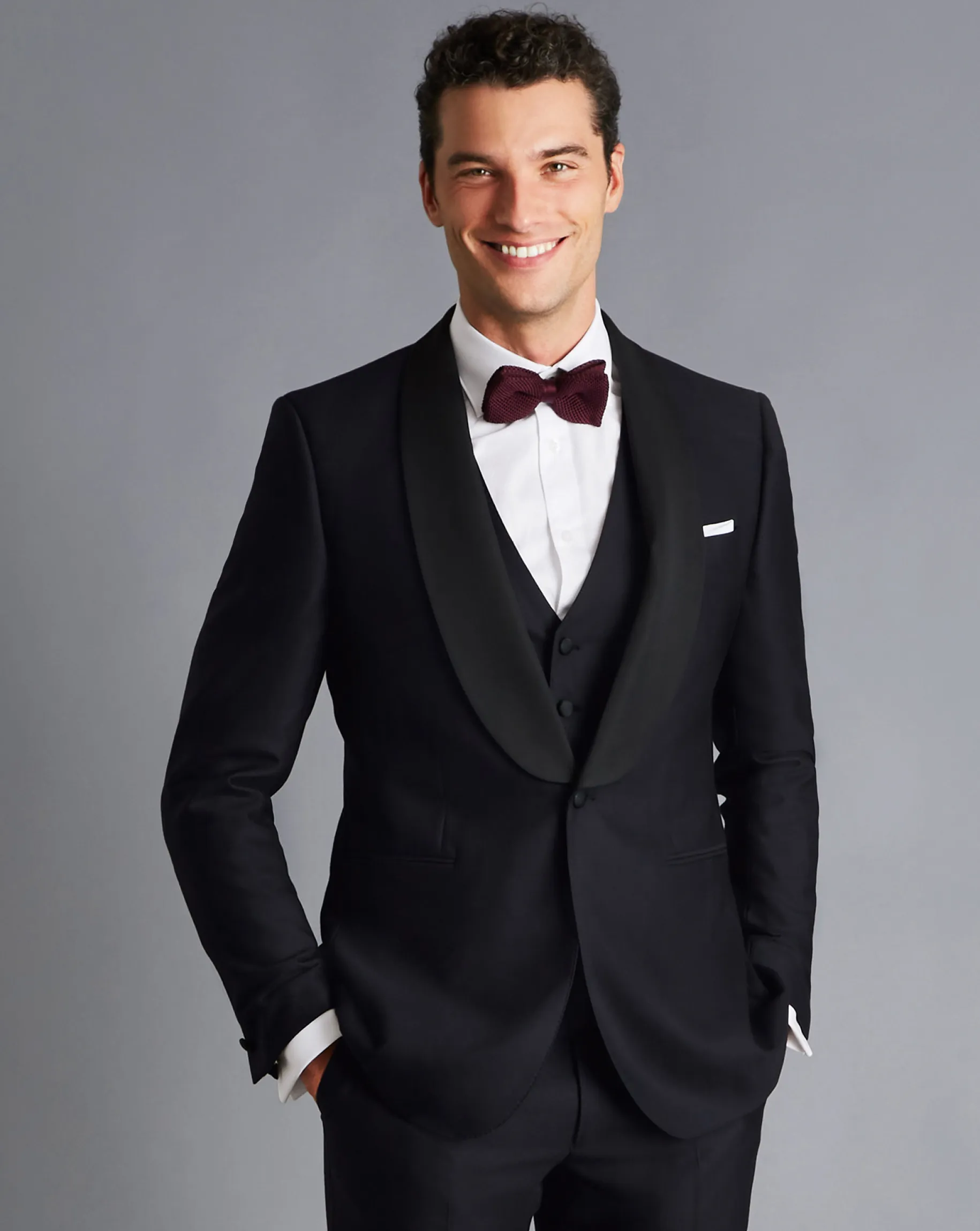 Suit Jackets|Blazers<Charles Tyrwhitt Shawl Lapel Tuxedo Jacket - Midnight