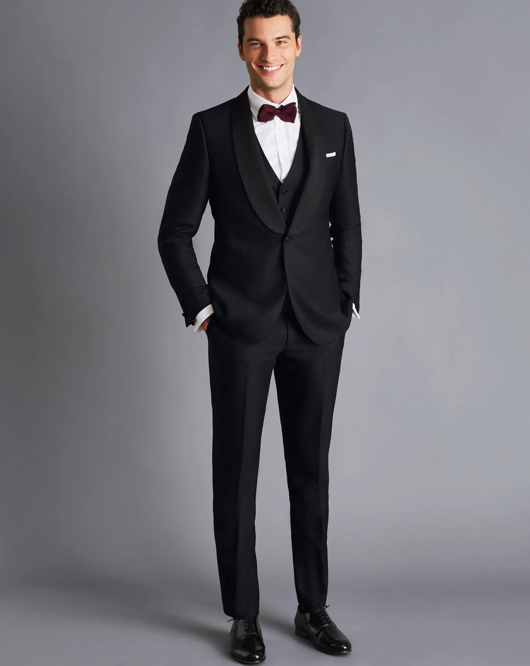 Suit Jackets|Blazers<Charles Tyrwhitt Shawl Lapel Tuxedo Jacket - Midnight